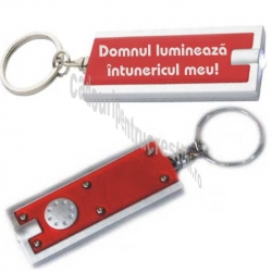 Breloc design led Domnul lumineaza intunericul meu!